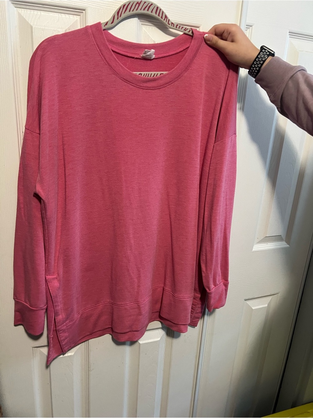 Cozy Pink Long Sleeve Pullover